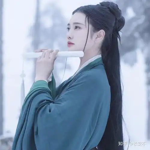 有什么好看的古风真人吹笛子头像
