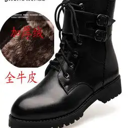 2014新品高帮男士棉鞋全牛皮保暖男鞋男棉靴高筒雪地靴真皮男靴