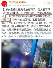 打孩子,不过是恃强凌弱