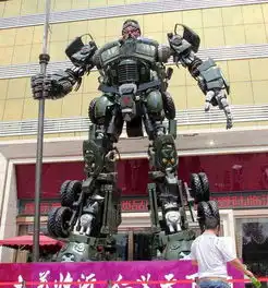 关公版变形金刚亮相临沂解放卡车改造图
