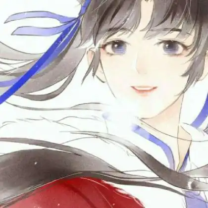 手绘唯美动漫头像女生一个人的一往情深
