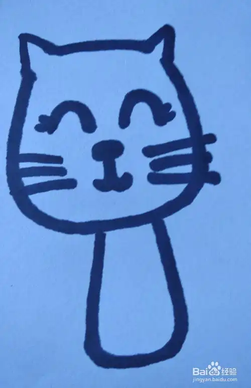小花猫简笔画怎么画
