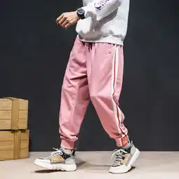 马切达阿四k18441p4563聚酯纤维37棉新款休闲裤男