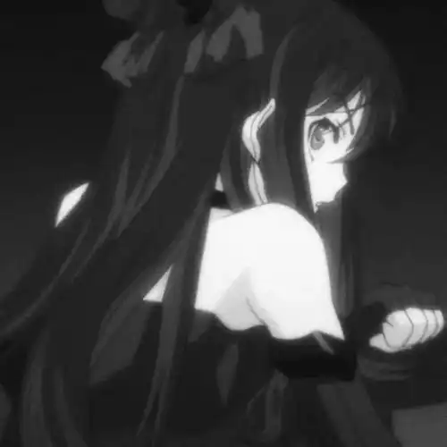 丧系女头丨黑白微丧女生头像失恋伤感
