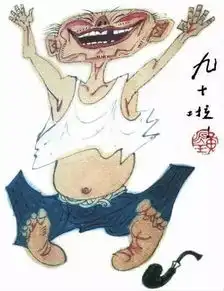 黄永玉鸡年生肖新图93岁开法拉利,当段子手,他是活得最赚的男人