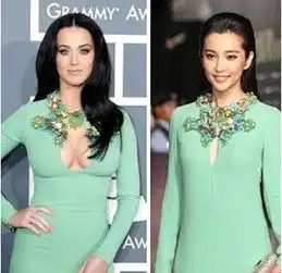 李冰冰水果姐撞衫网友调侃爆乳既视感
