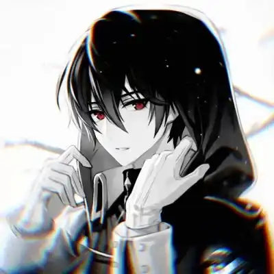 寻欢2019黑白动漫男生头像你卡通动漫头像我要个性网
