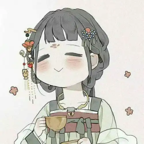 古风女头他是暗不下来的黄昏也是明不起来的清晨