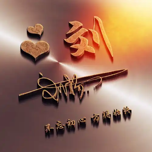 你的微信头像已做好,十几款3d高清励志连笔签名头像,请查收