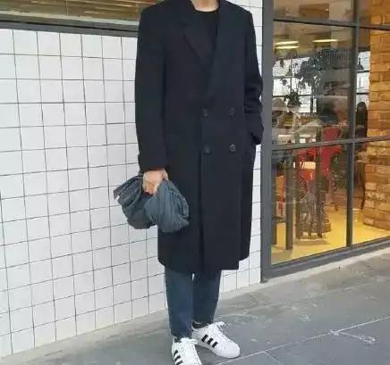 穿长西装的男人,太帅了
