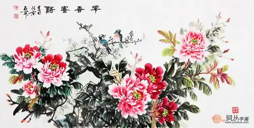 卧室选择什么画好名人手绘花鸟画佳作佳人情怀满满十足