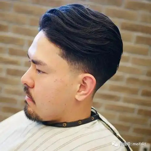 男生流行发型,铲青渐变最流行
