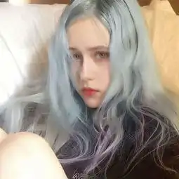 原宿风欧美女头长发个性女生图片
