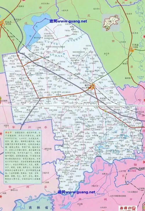 肇东市地图一全图,肇东市地图一高清版下载8264户外8264.com