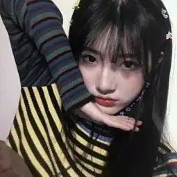 qq头像女生侧颜长发好看的