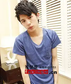 13岁男生发型