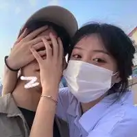 搞基男女头像男女基友头像真人两人
