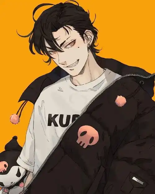 cg原画插画教程糟糕是心动的感觉二次元动漫男生霸道高冷系
