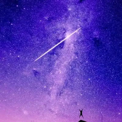 星空背景图浪漫星空美丽夜景
