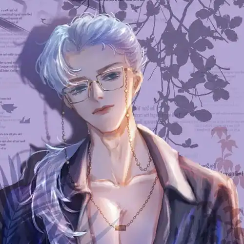 动漫男生头像人家都是跨年,我腿短,只能用翻的,翻年快乐

