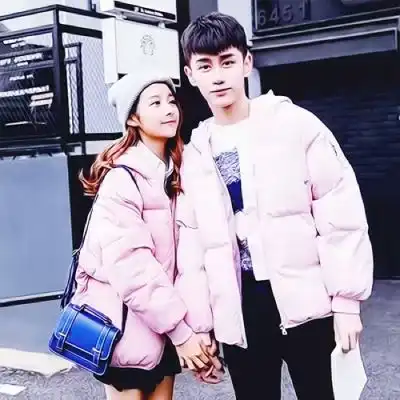 抖音情侣头像男女双人一左一右,可可爱爱的情侣头像
