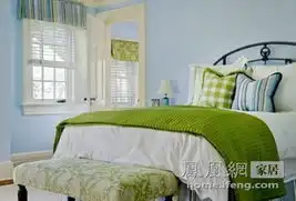 活力女孩的装修哲学如何恰当使用绿色点缀卧室