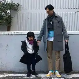 ins穿搭博主想跟着这对时髦父子,365天造型不重样
