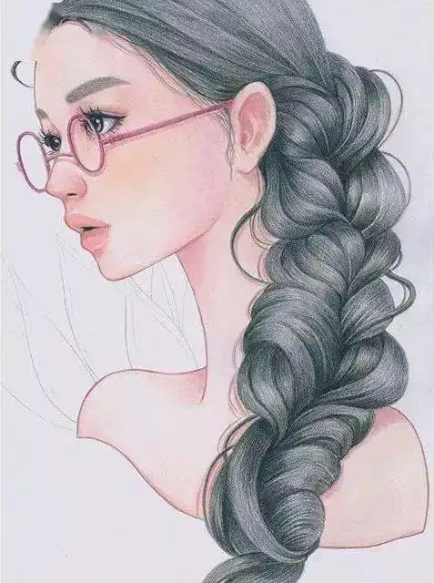 彩铅头像不会画,写生丑爆了快来看超好看的人物彩铅怎么画