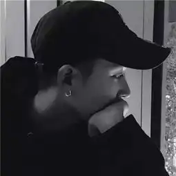 2018男生快手个性头像伤感孤独红尘多可笑痴情最无聊
