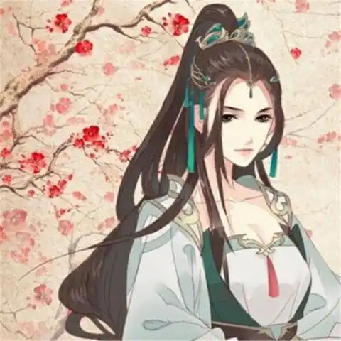 2019古风情侣头像清酒独酌了无趣,我在梦花也梦你
