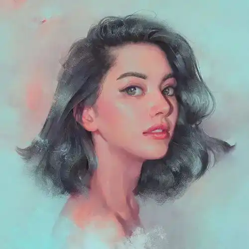 画里的美女个个宛若天仙,勾人魂魄