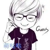 戴眼镜男生卡通头像,萌萌哒hold不住
