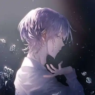唐崎夜雨二次元唯美少年头像
