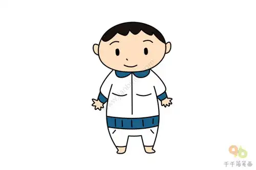 超全的男孩服装简笔画来了画法简单易学家长们请收好