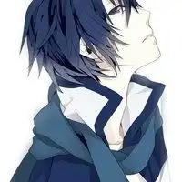 二次元男头像黑白
