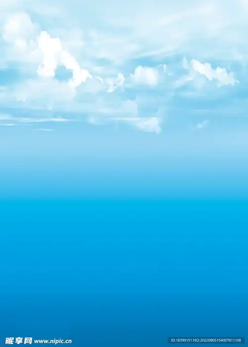 蓝色天空云朵云层背景设计图

