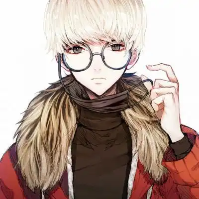 红色系列男生动漫微信头像
