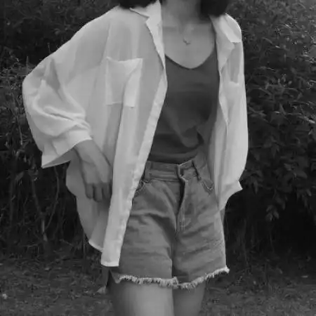 女生伤感黑白头像,特别的社会气的女生
