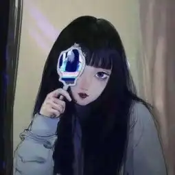 卡通个性女头.歌手屈原
