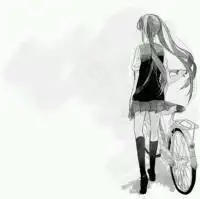 黑白漫画冷酷女生头像
