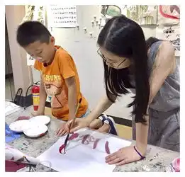 耕艺馆暑假第一期少儿水墨班中期作业汇报展
