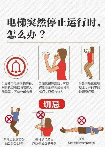 警示电梯35层骤降,女子刚出电梯就...
