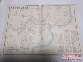 双面地图上海市交通简图上海郊区交通简图上海市市区交通简图1979年5月1版1印
