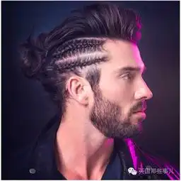 老外真有才小辫子型男又man又骚
