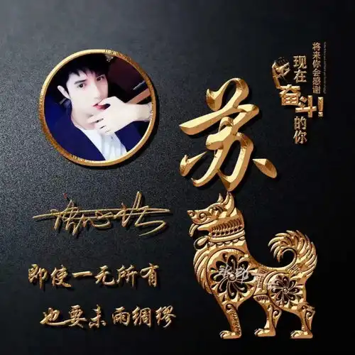 二十多款微信头像姓氏头像,3d特效签名头像,一定有你喜欢的