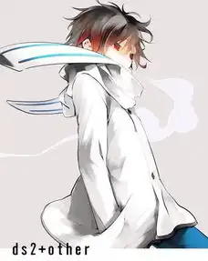 求动漫男生背影图qq皮肤那种大小最好是全身照有长长的风衣背景最好是白色