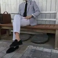 男生部位头像西装微信头像图片大全
