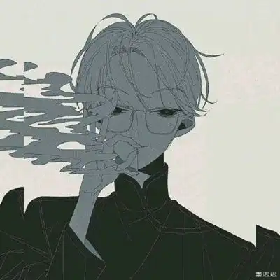 丧系头像男黑暗丧动漫头像男图片
