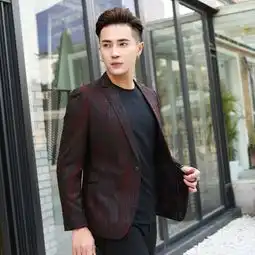 博纳罗蒂春季新款男式休闲西装韩版一粒扣男士西装外套69922图片大全邮乐官方网站
