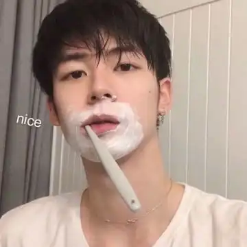 刷牙欧巴男生搞笑头像图片扣扣居